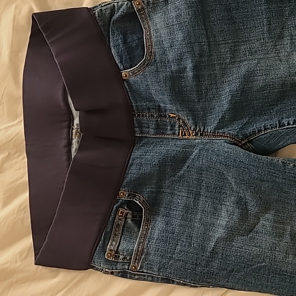 GAP 28R skinny maternity jeans
